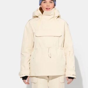 Halfdays Ronne Jacket Snowboard Anotak color: Oat Milk size XS NWT